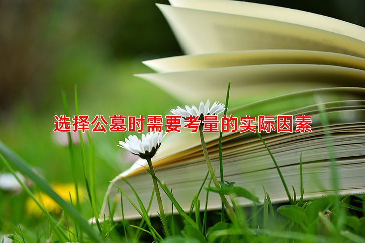 选择公墓时需要考量的实际因素