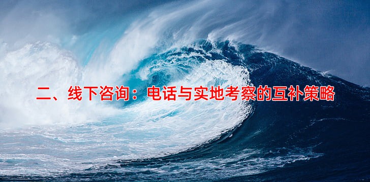 二、线下咨询：电话与实地考察的互补策略