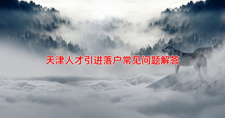 天津人才引进落户常见问题解答
