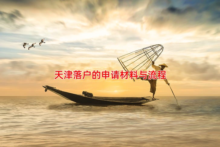 天津落户的申请材料与流程