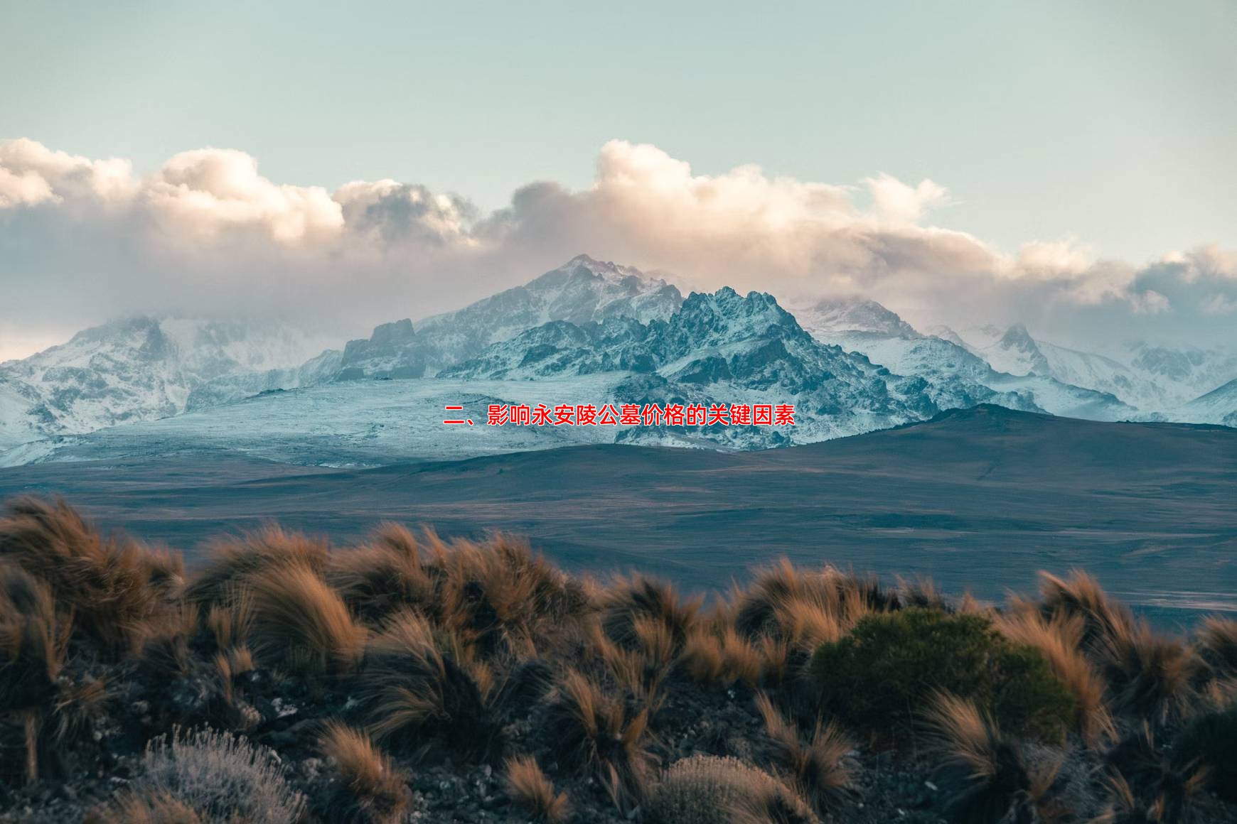 二、影响永安陵公墓价格的关键因素