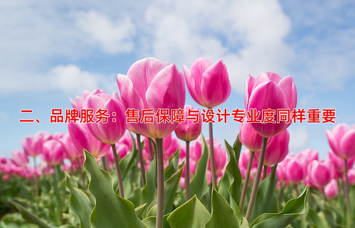二、品牌服务：售后保障与设计专业度同样重要