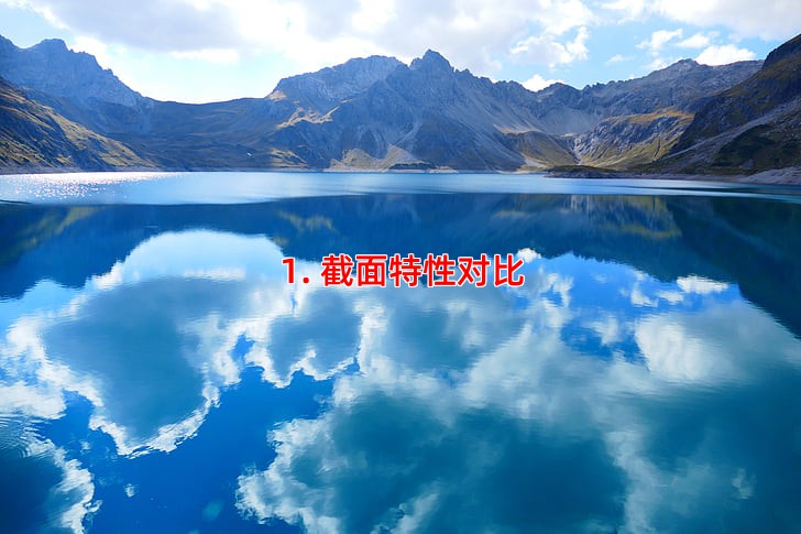 1. 截面特性对比