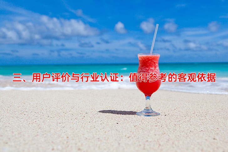 三、用户评价与行业认证：值得参考的客观依据