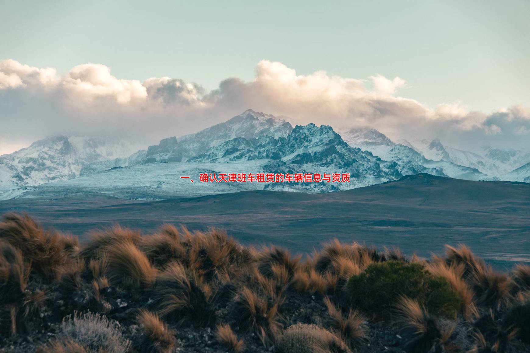 一、确认天津班车租赁的车辆信息与资质