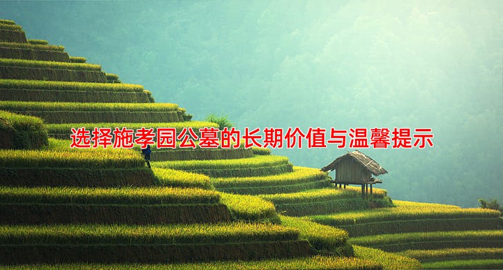 选择施孝园公墓的长期价值与温馨提示
