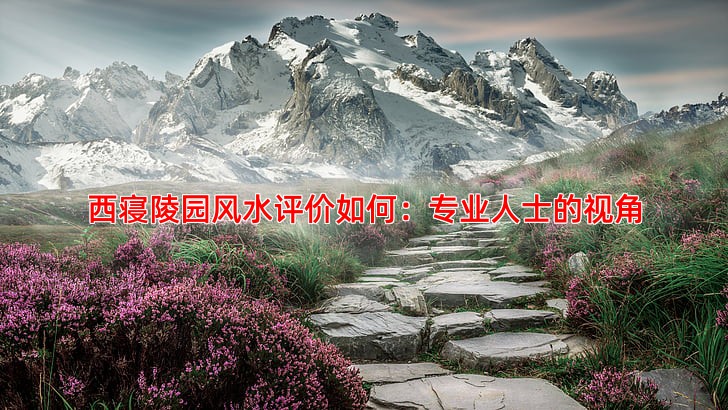 西寝陵园风水评价如何：专业人士的视角
