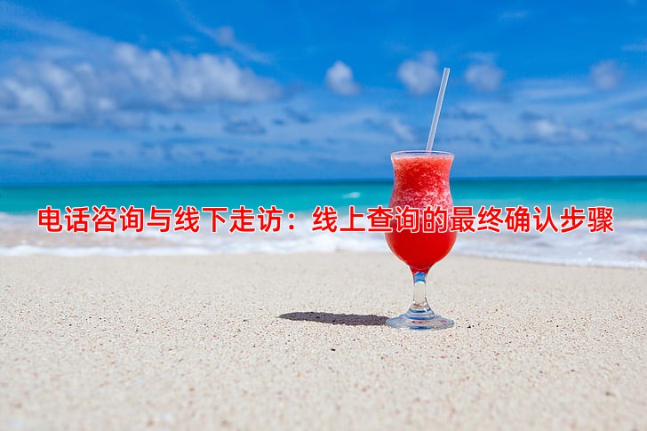 电话咨询与线下走访：线上查询的*终确认步骤