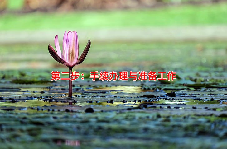 第二步：手续办理与准备工作