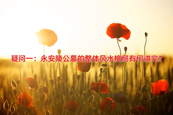 疑问一：永安陵公墓的整体风水格局有何讲究？