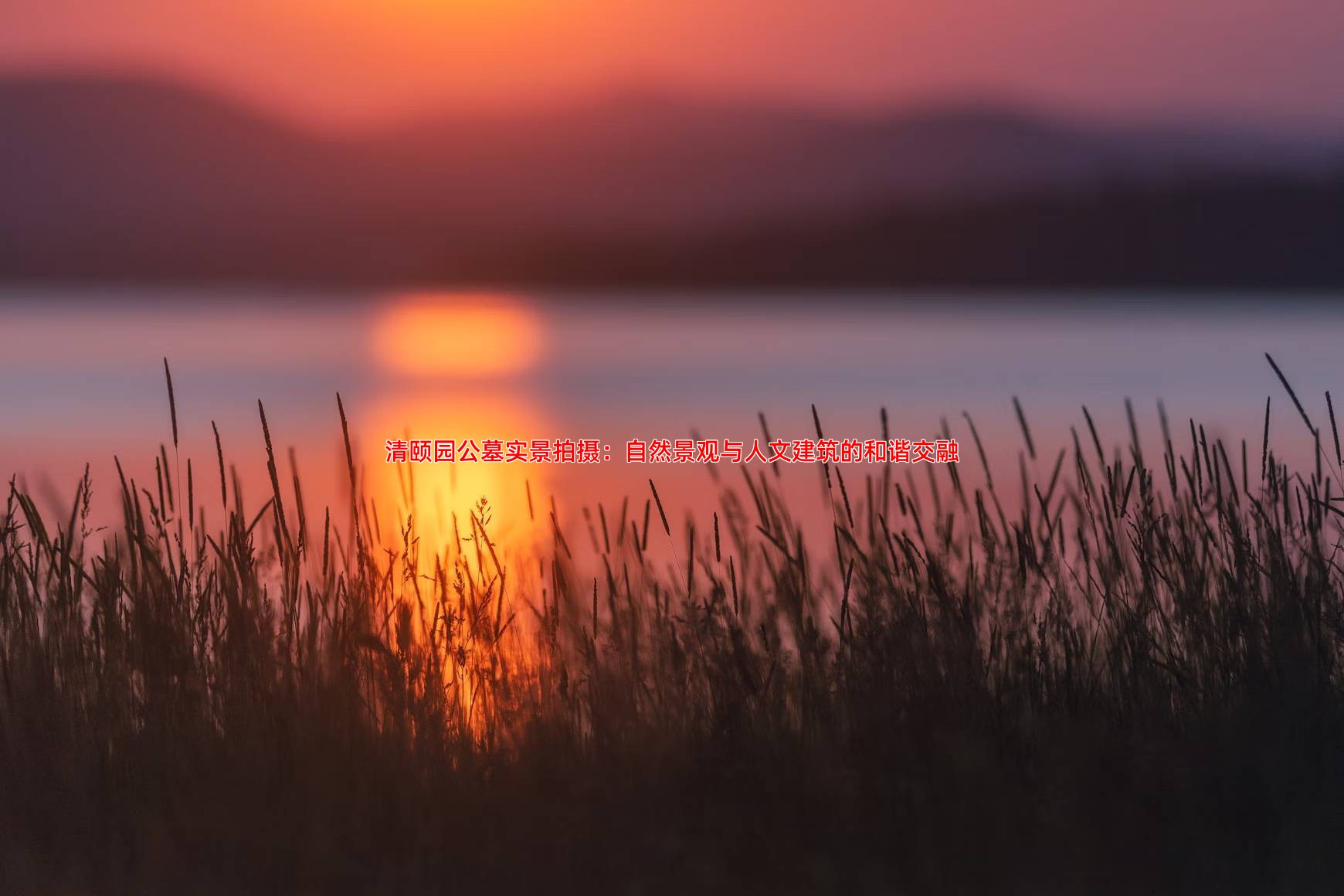 清颐园公墓实景拍摄：自然景观与人文建筑的和谐交融