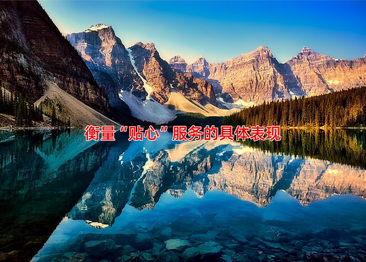 衡量“贴心”服务的具体表现