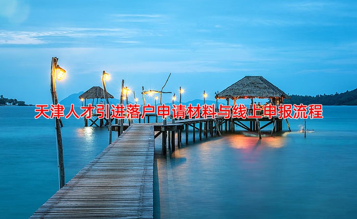 天津人才引进落户申请材料与线上申报流程