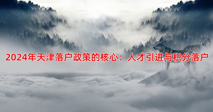 2024年天津落户政策的核心：人才引进与积分落户