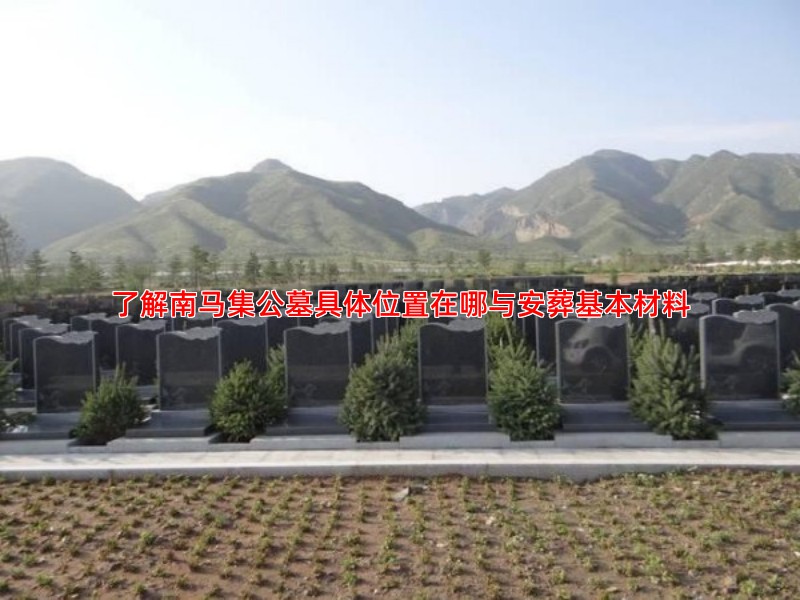 了解南马集公墓具体位置在哪与安葬基本材料