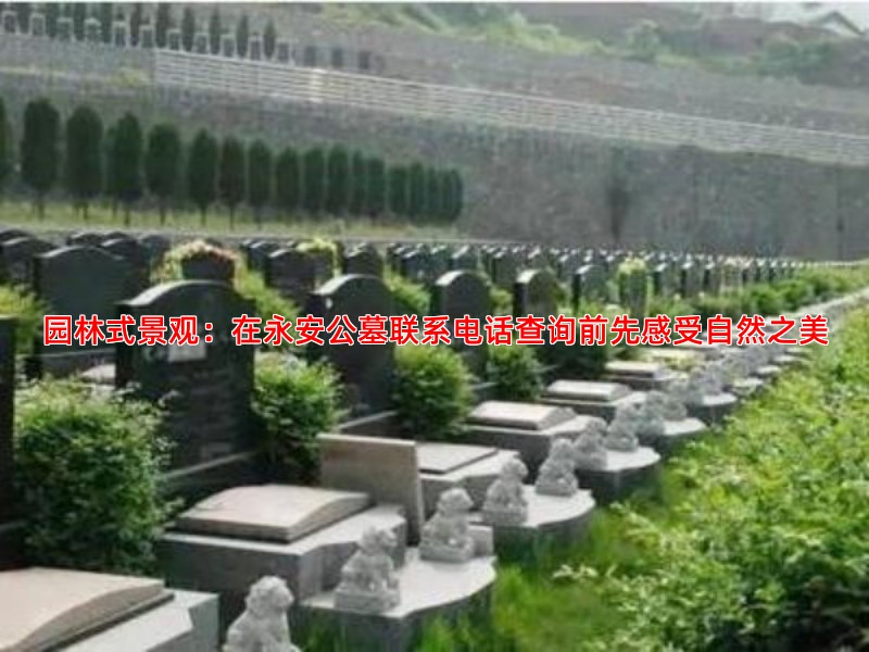 园林式景观：在永安公墓联系电话查询前先感受自然之美