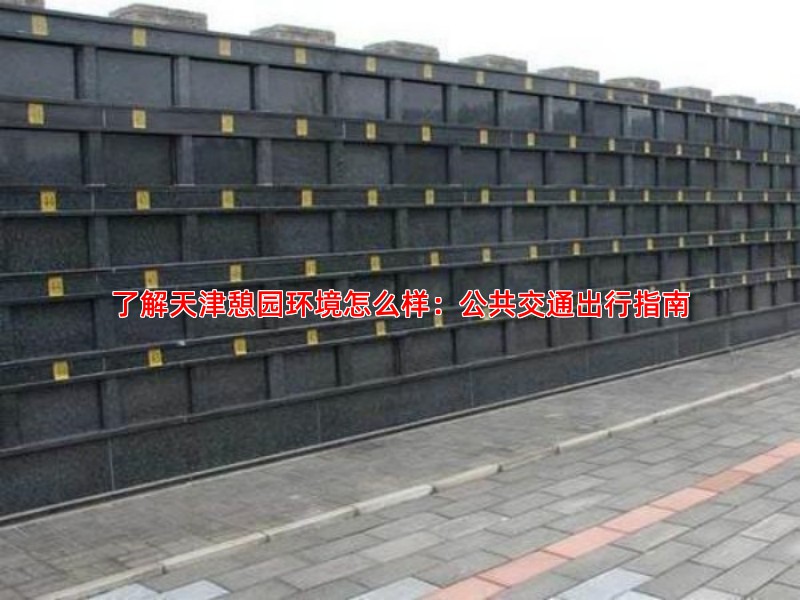 了解天津憩园环境怎么样：公共交通出行指南