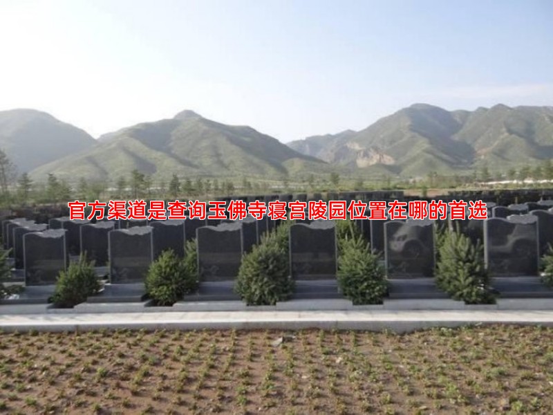 官方渠道是查询玉佛寺寝宫陵园位置在哪的首选