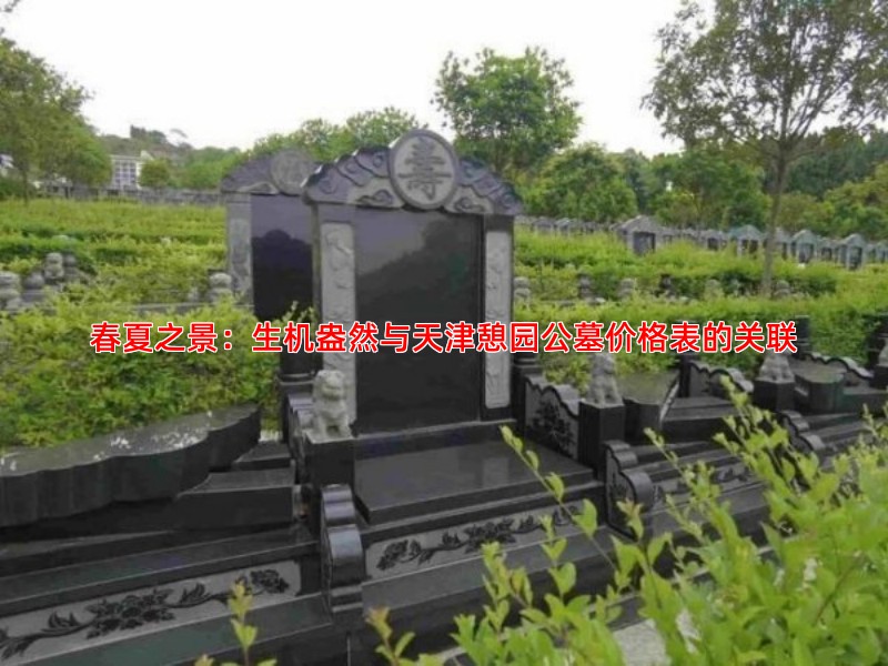 春夏之景：生机盎然与天津憩园公墓价格表的关联