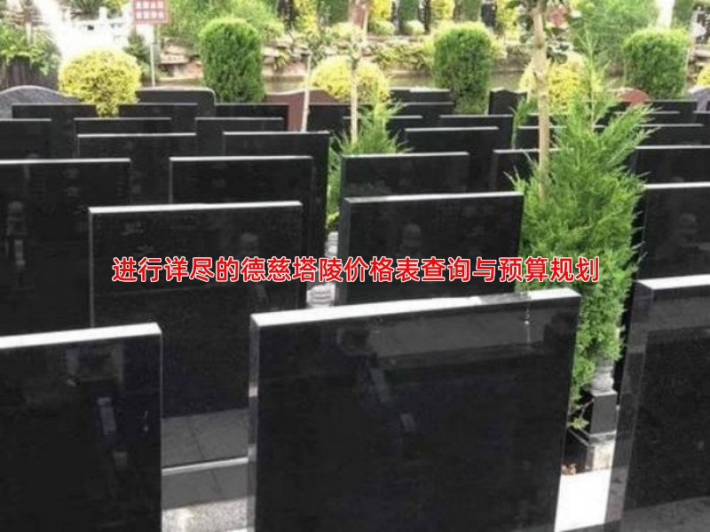 进行详尽的德慈塔陵价格表查询与预算规划