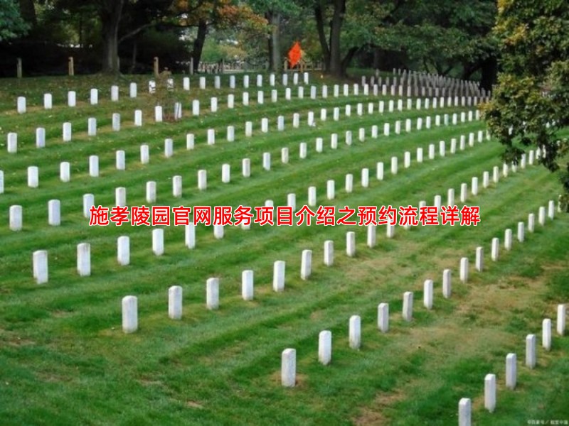 施孝陵园官网服务项目介绍之预约流程详解