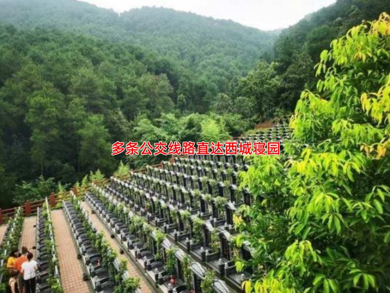 多条公交线路直达西城寝园