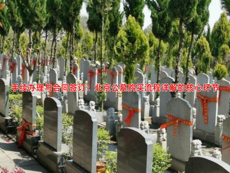 手续办理与合同签订：北京公墓购买流程详解的核心环节