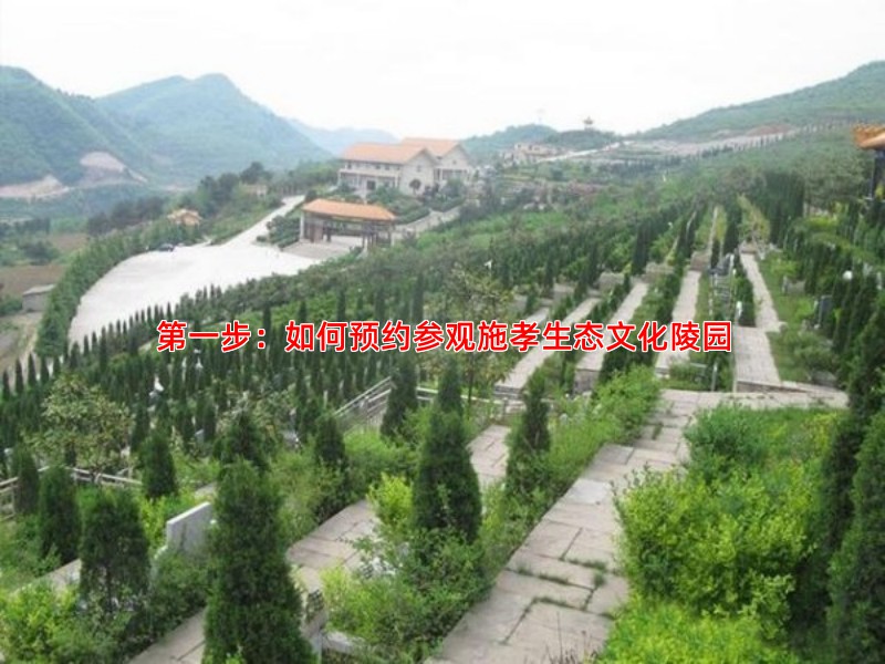 步：如何预约参观施孝生态文化陵园