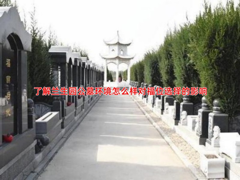 了解兰生园公墓环境怎么样对福位选择的影响