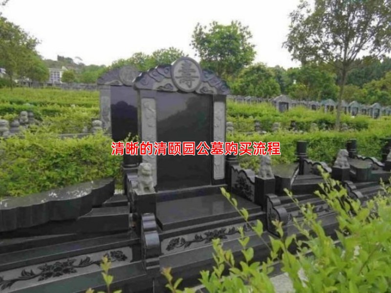 清晰的清颐园公墓购买流程