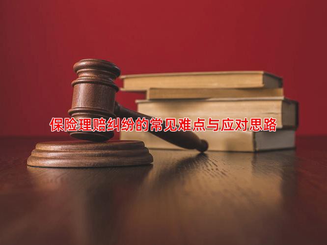 保险理赔纠纷的常见难点与应对思路