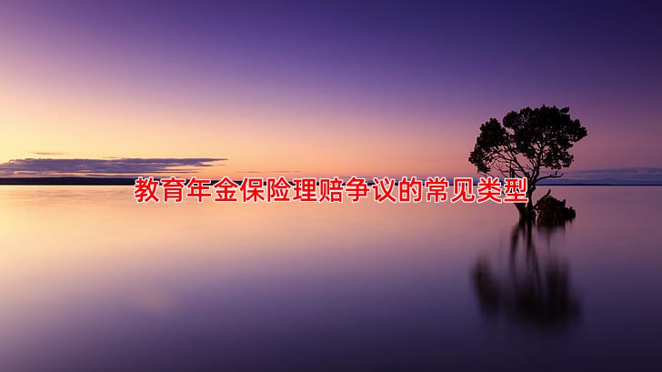 教育年金保险理赔争议的常见类型