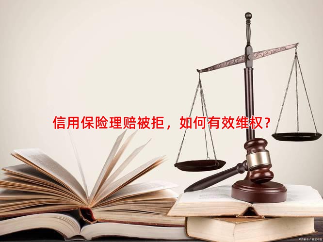 信用保险理赔被拒，如何有效维权？