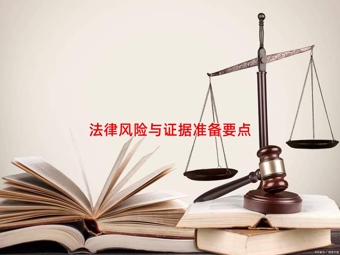 法律风险与证据准备要点