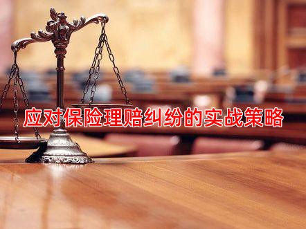 应对保险理赔纠纷的实战策略