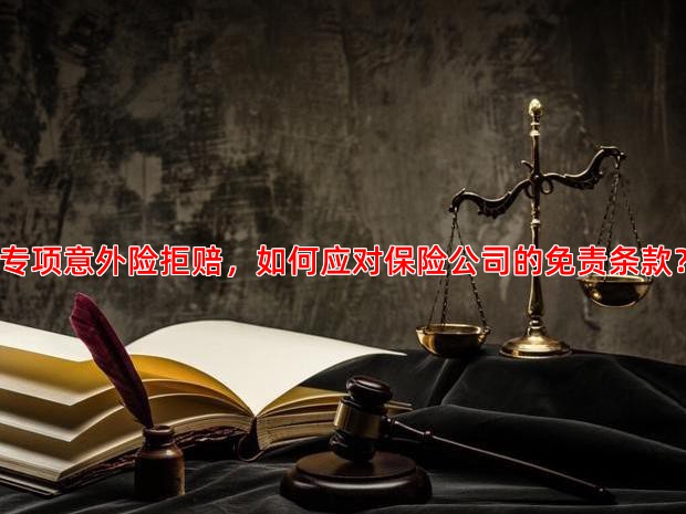 专项意外险拒赔，如何应对保险公司的免责条款？