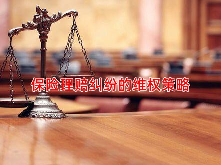 保险理赔纠纷的维权策略