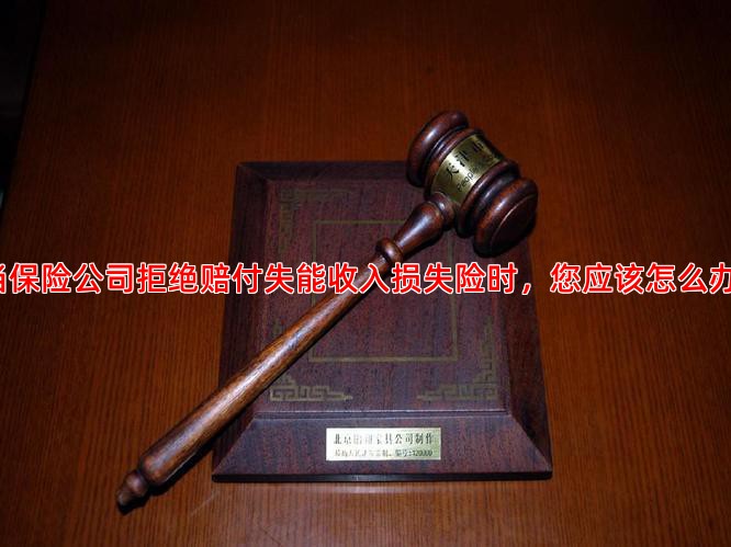 当保险公司拒绝赔付失能收入损失险时，您应该怎么办？