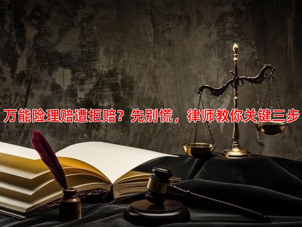 万能险理赔遭拒赔？先别慌，律师教你关键三步