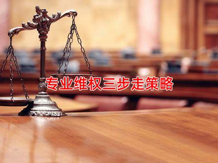 专业维权三步走策略