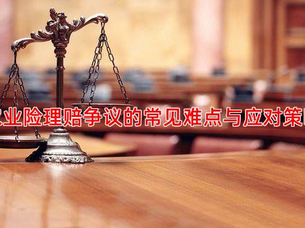 农业险理赔争议的常见难点与应对策略