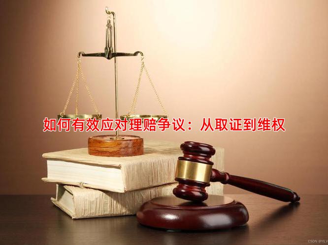 如何有效应对理赔争议：从取证到维权