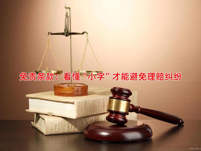 免责条款：看懂“小字”才能避免理赔纠纷