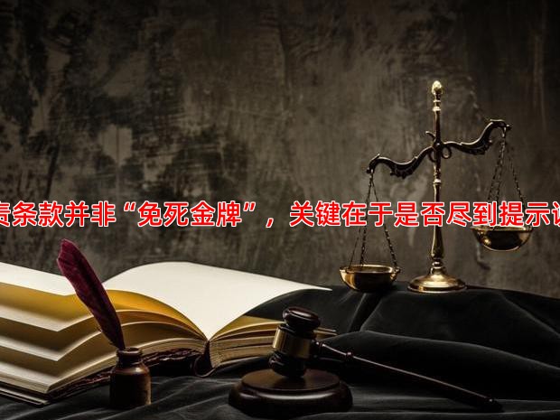 一、免责条款并非“免死金牌”，关键在于是否尽到提示说明义务