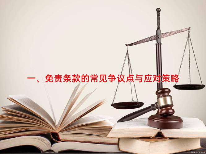 一、免责条款的常见争议点与应对策略