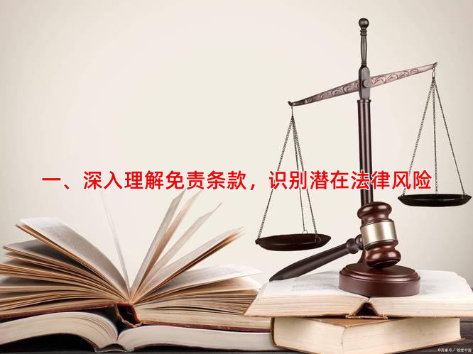 一、深入理解免责条款，识别潜在法律风险