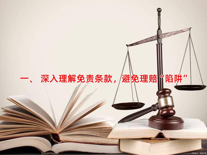 一、 深入理解免责条款，避免理赔“陷阱”