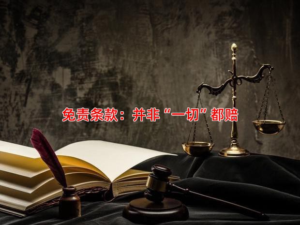 免责条款：并非“一切”都赔