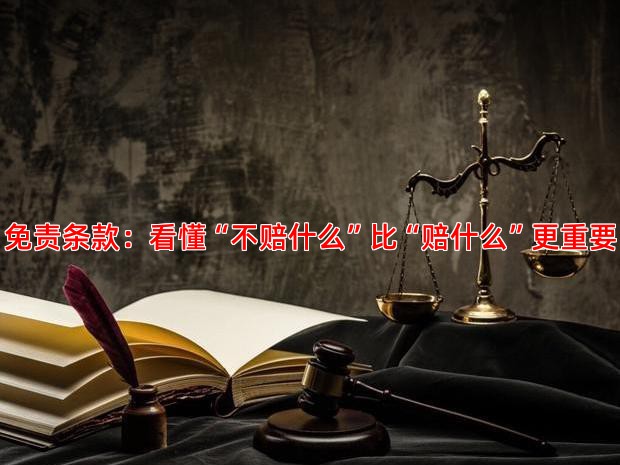 免责条款：看懂“不赔什么”比“赔什么”更重要