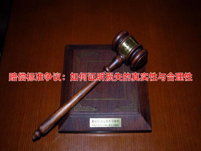 赔偿标准争议：如何证明损失的真实性与合理性